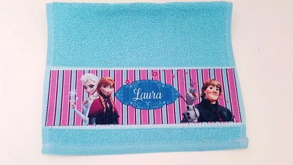 Toalha de mão personalizada princesas - foto 4