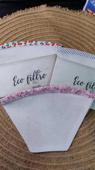 Filtro de Coar Café em Tecido 100% Algodão Reutilizável - foto 4