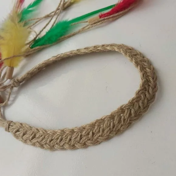 Bracelete de Caboclo de Barbante Trançado - foto 4