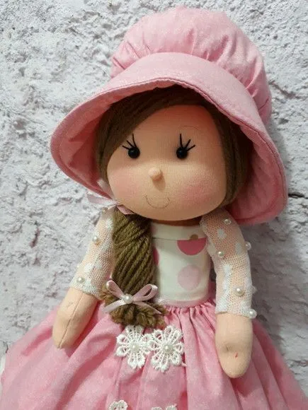 Boneca camponesa - artesanato feito à mão por Ateliê cantinho do bebê