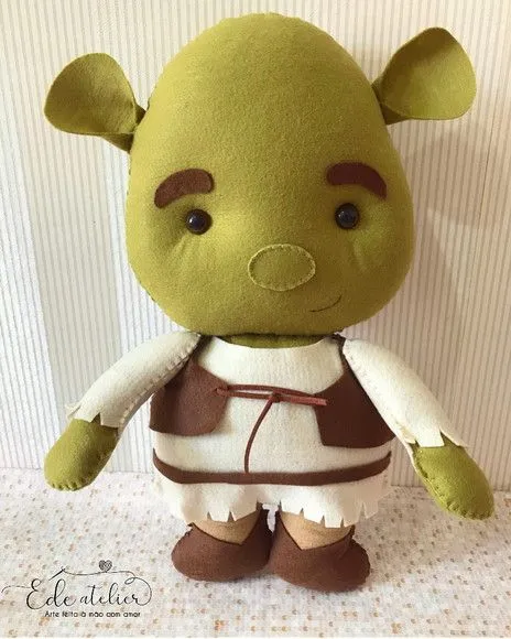Shrek em Feltro 40cm