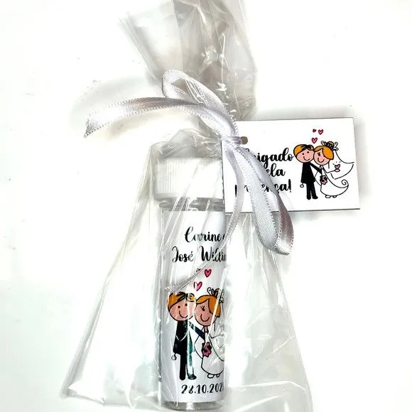 Bolinha de Sabão Casamento Personalizada - foto 2
