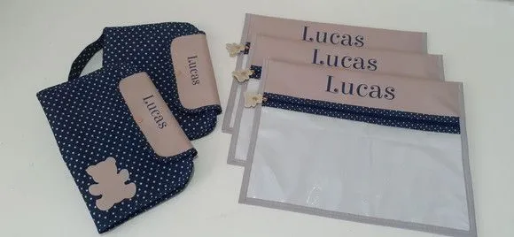Kit baby - urso 2 - feito à mão por Innovare Studio
