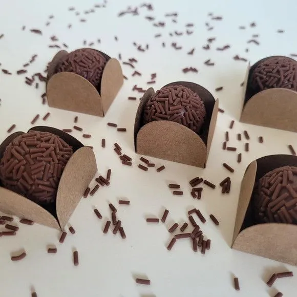 Forminha de Doce Kraft 50 Unidades - foto 3