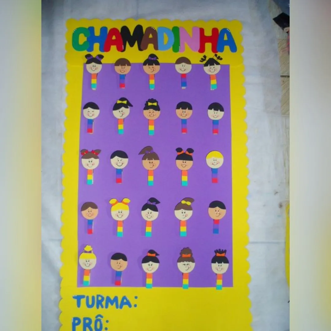 painel escolar chamadinha