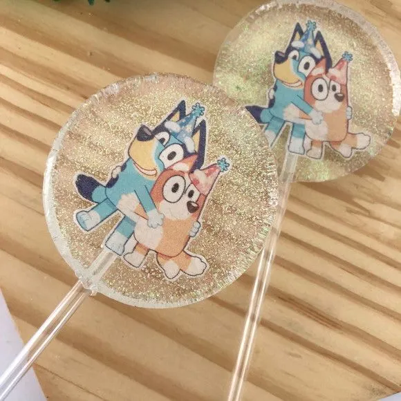 Bluey - artesanato feito à mão por Lollipops Cristal