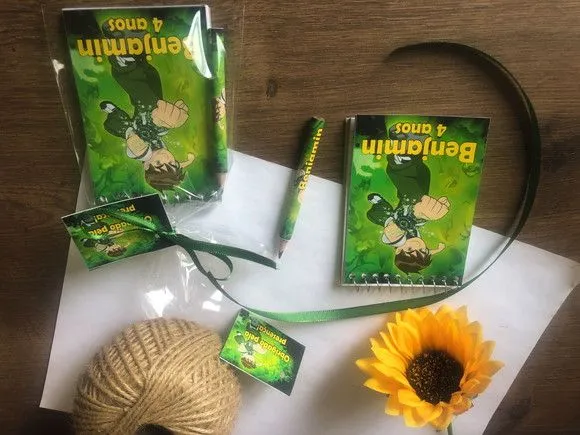 Bloquinho Ben 10 Personalizado - artesanato feito à mão por creativitybynina