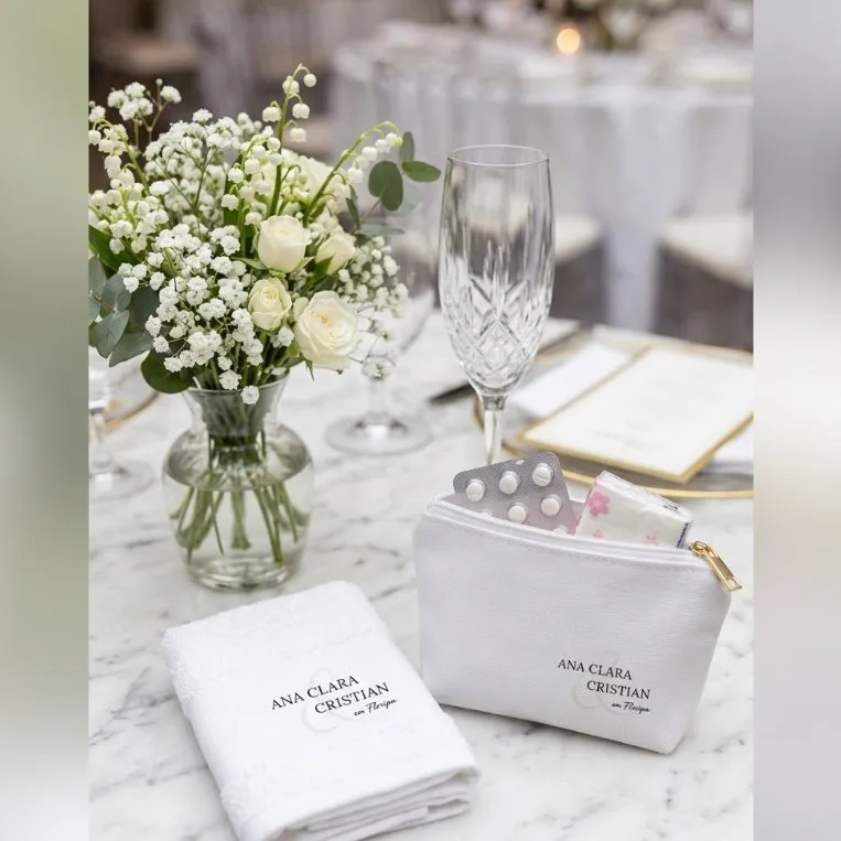 Nécessaire Trapézio Personalizada | Lembrancinha para Casamento, Formatura e Eventos - foto 4
