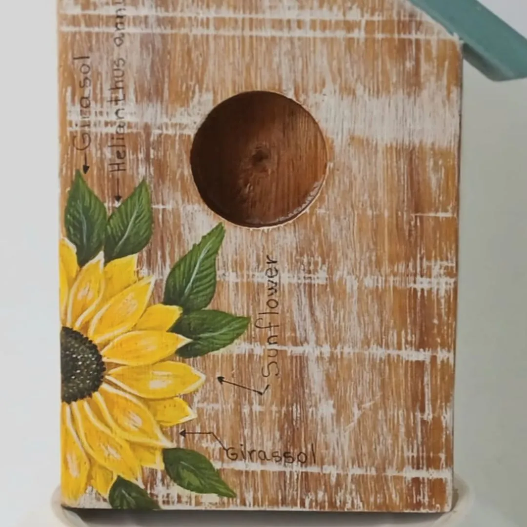 Casinha Decorativa de Bancada - Girassol - foto 2