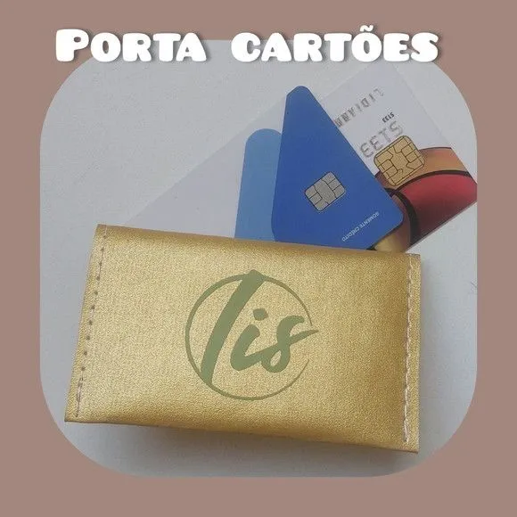 Carteira Slim Porta Cartões - Brindes - artesanato feito à mão por Innovare Studio