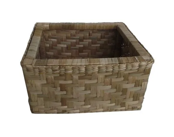 Taboa Cesto Natural 34x30x18 - artesanato de Mundo Urbano