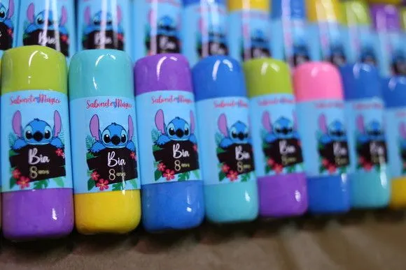 Lembrancinha Infantil Sabonete Massinha Stich - foto 3