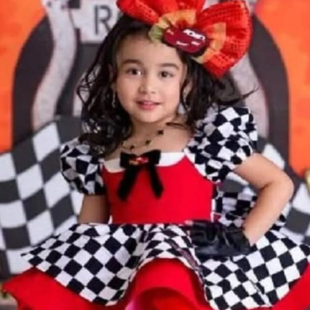 Vestido Infantil Piloto Carros - foto 3