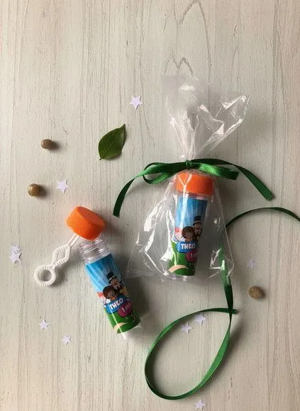 Bolha de Sabão - Mundo Bita Personalizado - artesanato feito à mão por Mi Papelaria Criativa