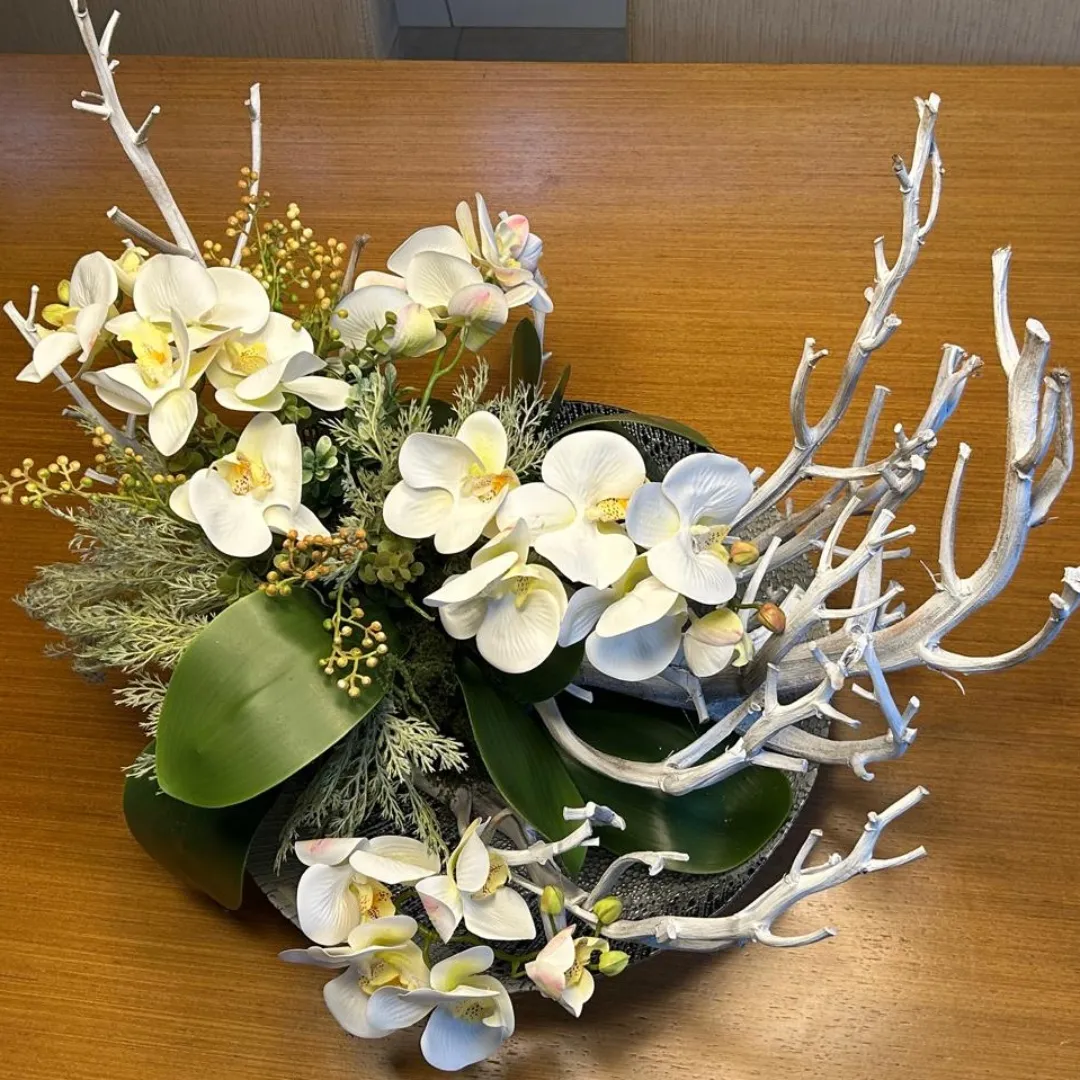 Arranjo Orquídeas Brancas - foto 3