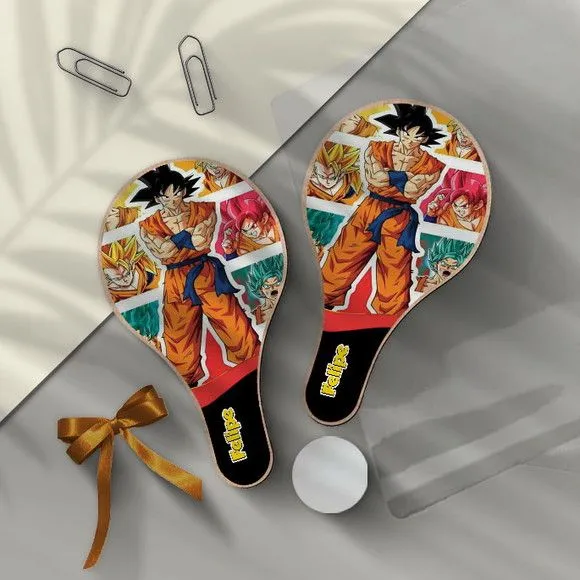 Raquete Ping Pong - Dragon Ball Personalizada - feito à mão por Mi Papelaria Criativa