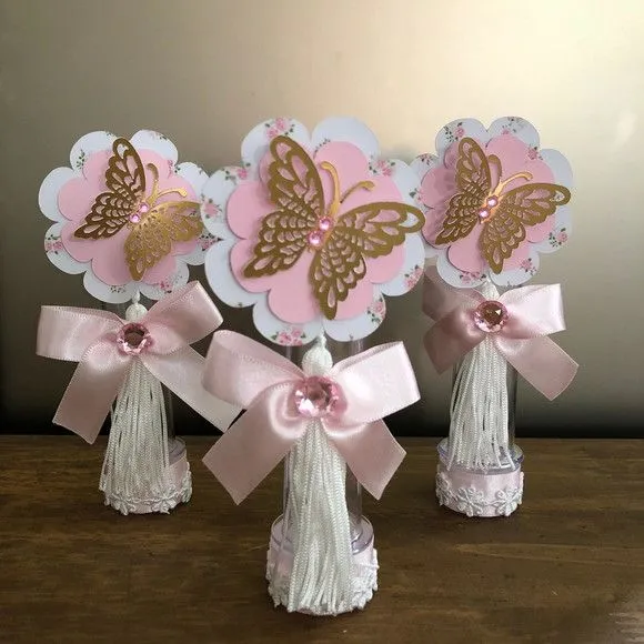 Tubete Jardim Das Borboletas - artesanato de Fina Essência Papelaria Personalizada