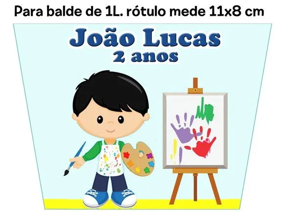 Adesivo para Balde Pipoca 1l 11x8 - artesanato de PAPCRIE