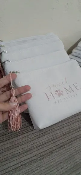 Necessaire personalizada, com tassel decorativo - foto 5