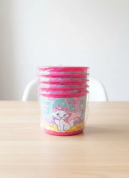 Baldinho 1,5l Gatinha Marrie Personalizado - artesanato feito à mão por Mi Papelaria Criativa