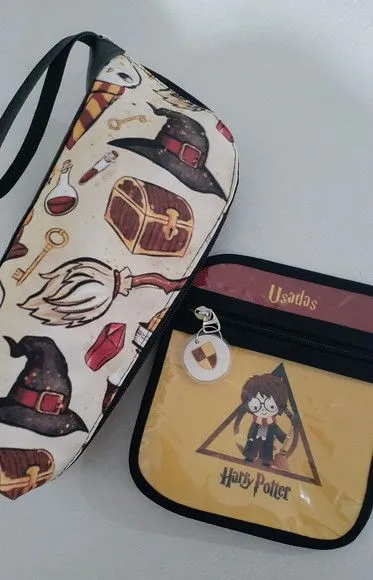KIT Harry Potter- porta garrafa e porta máscaras - foto 2