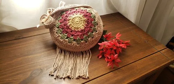 Bolsa Boho Bag (granny Crochê Quadradinho da Vovó) - foto 5