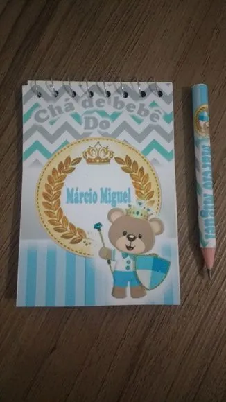 Bloquinho Ursinho Personalizado - foto 3
