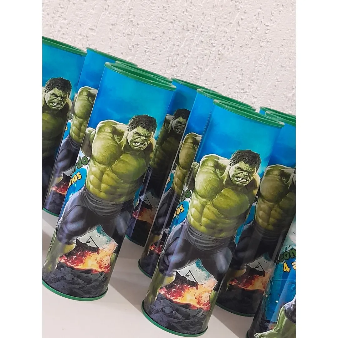 tubolata personalizada Hulk lembrancinha - artesanato de ateliê Rocha