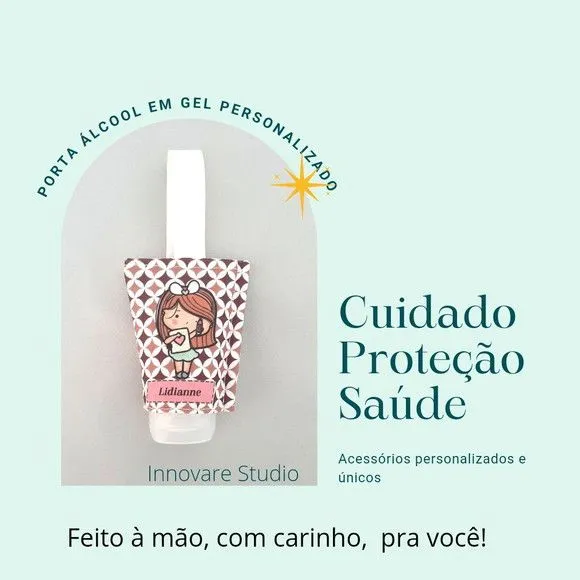 Porta álcool em gel personalizado - foto 2