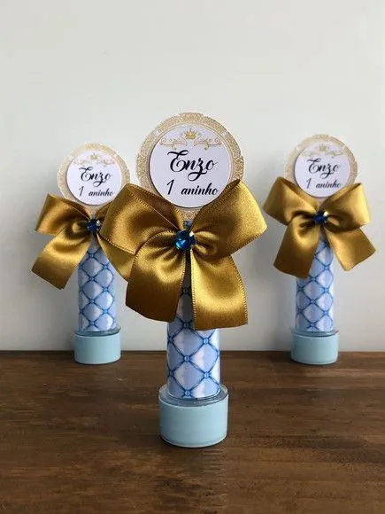 Tubete Realeza/príncipe - artesanato de Fina Essência Papelaria Personalizada