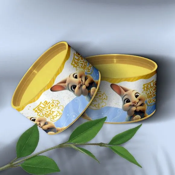 Tubo Lata - Páscoa Personalizada - feito à mão por Mi Papelaria Criativa