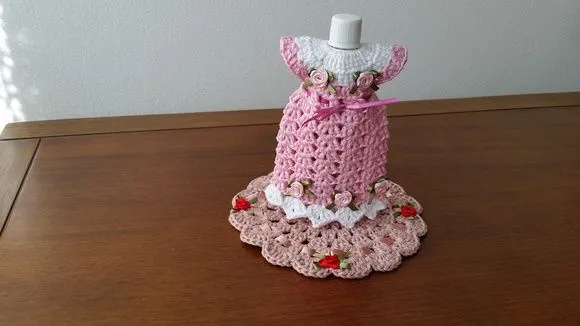 Capa para Adoçante - Vestidinho Barbie Rosa - foto 5