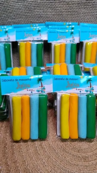 Lembrancinha Festa Infantil Sabonete Mágico - artesanato feito à mão por Juliana Biz - casa e bem estar