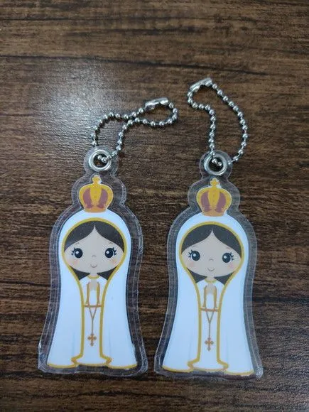 Chaveirinho de Nossa Senhora de Fátima 8 cm