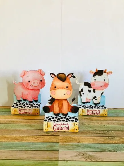 Porta Chocolate Duplo Fazendinha - foto 2
