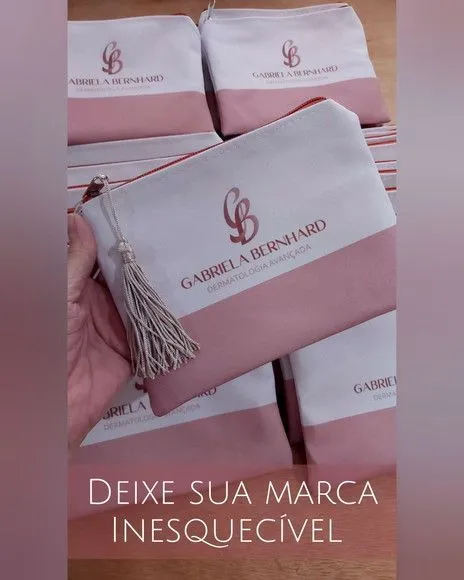 Necessaire Personalizada - Brinde Corporativo - feito à mão por Innovare Studio