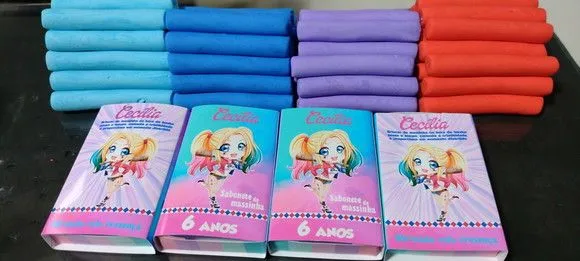 Lembrancinha Infantil Personalizada de Massinha de Banho - foto 4