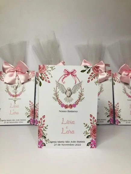 Livro de Orações Luxo com Foto para Batismo - artesanato de Fina Essência Papelaria Personalizada