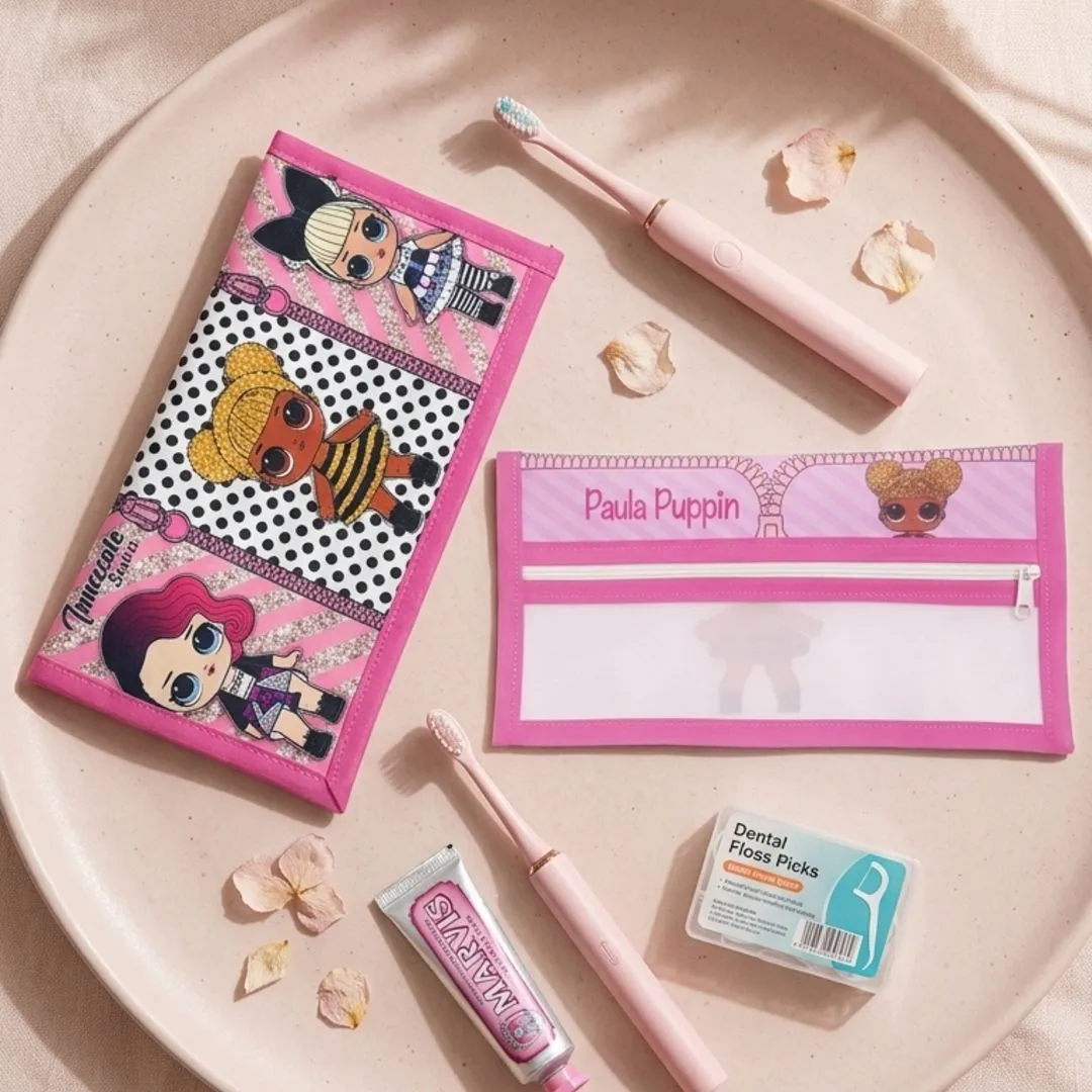 Necessaire Kit Higiene Bucal Infantil LOL Personalizada com Nome - foto 4