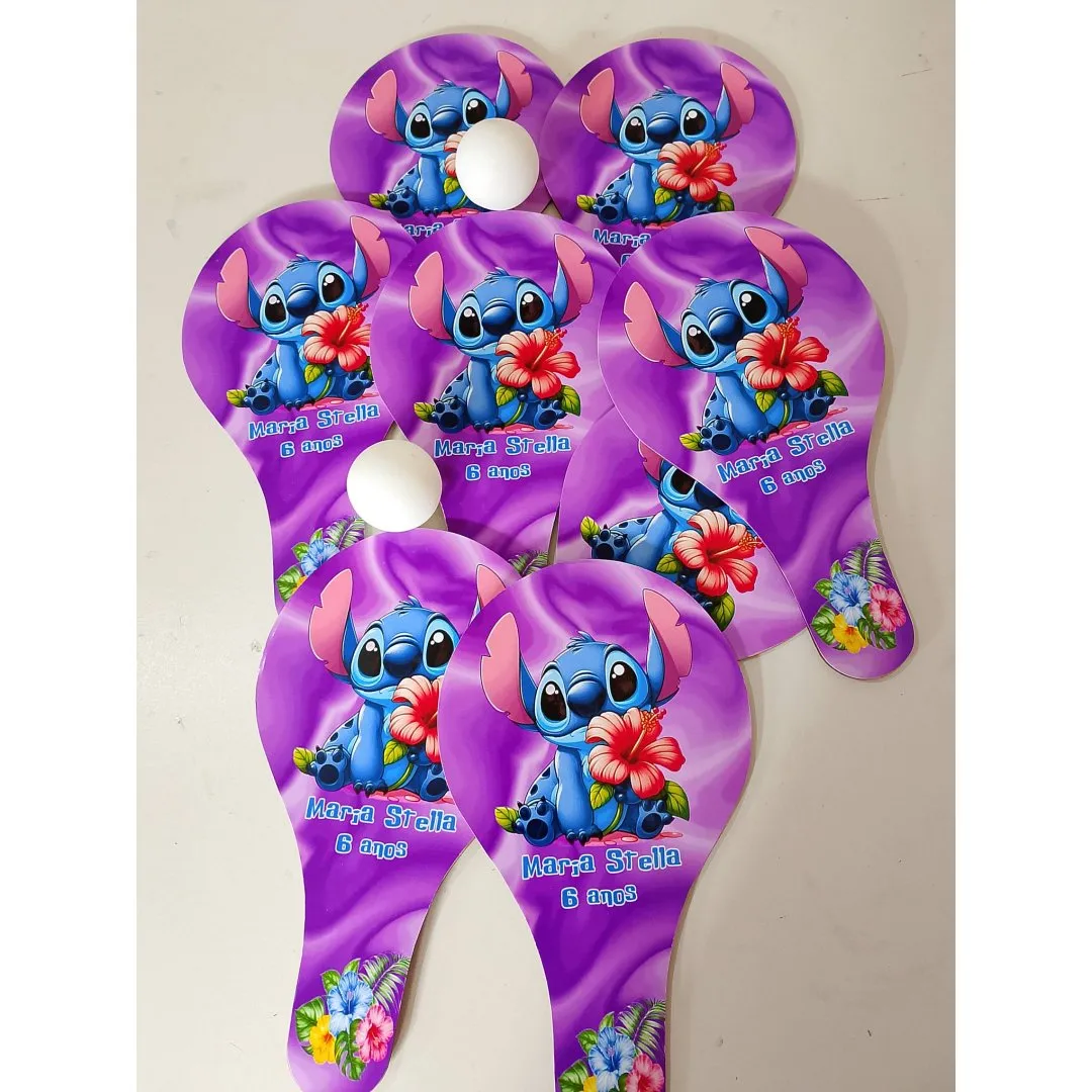 kit raquete personalizada (stitch) lembrancinha - foto 4