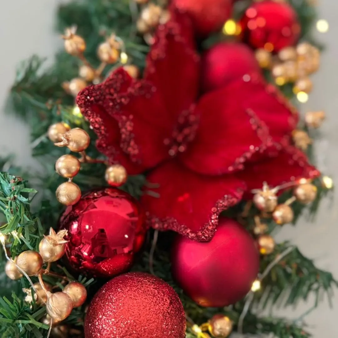 Arranjo de Mesa Natalino - para Mesa de Natal - foto 4