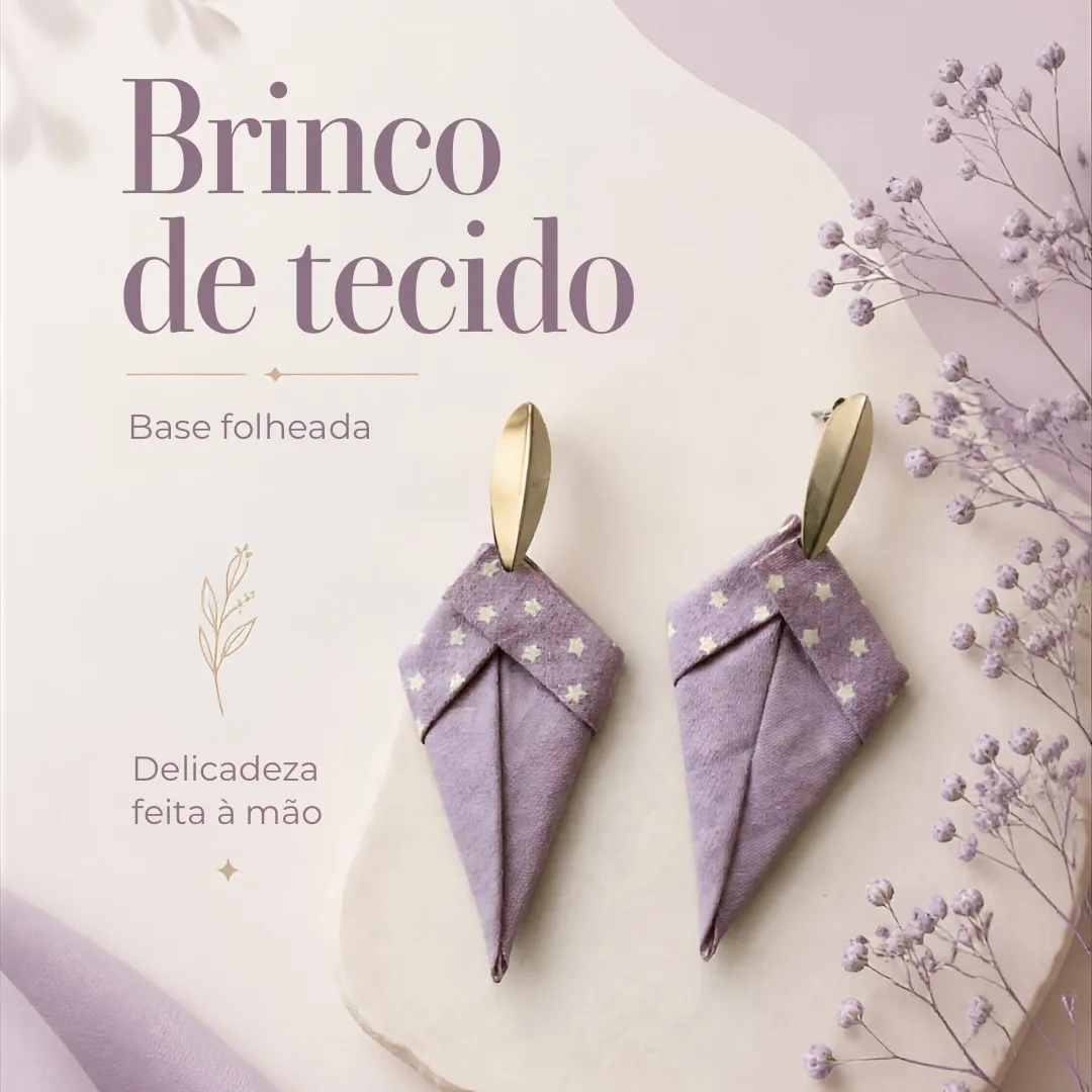 Brincos de tecido 1
