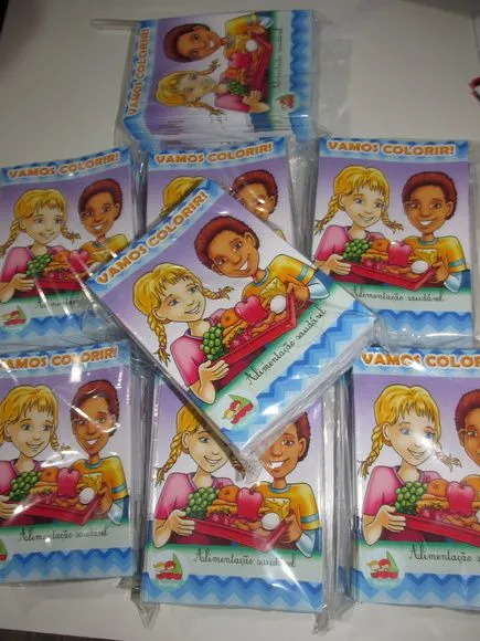 revista colorir alimentação saudável 14x10