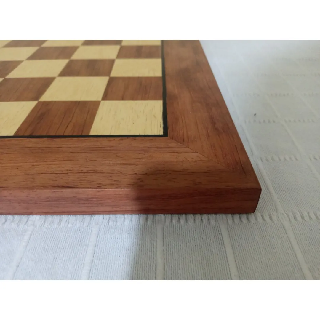 Tabuleiro de Xadrez Tradicional Bubinga Médio - foto 7