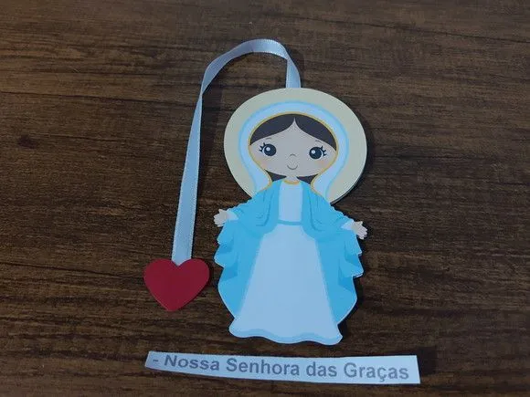 Marcador de Página 10 cm - Nossa Senhora das Graças - foto 2