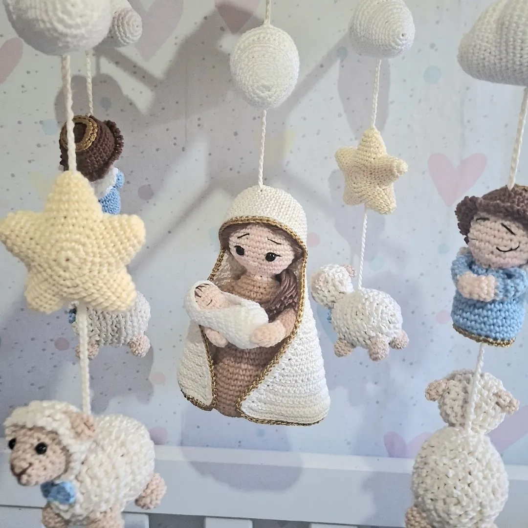 Móbile Nossa senhora amigurumi - foto 2