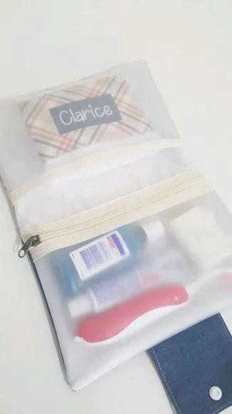 Necessaire para kit higiene com toalha - foto 2