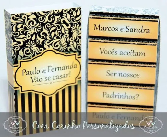 Convite para Padrinhos - Casamento ou Batizado - foto 3