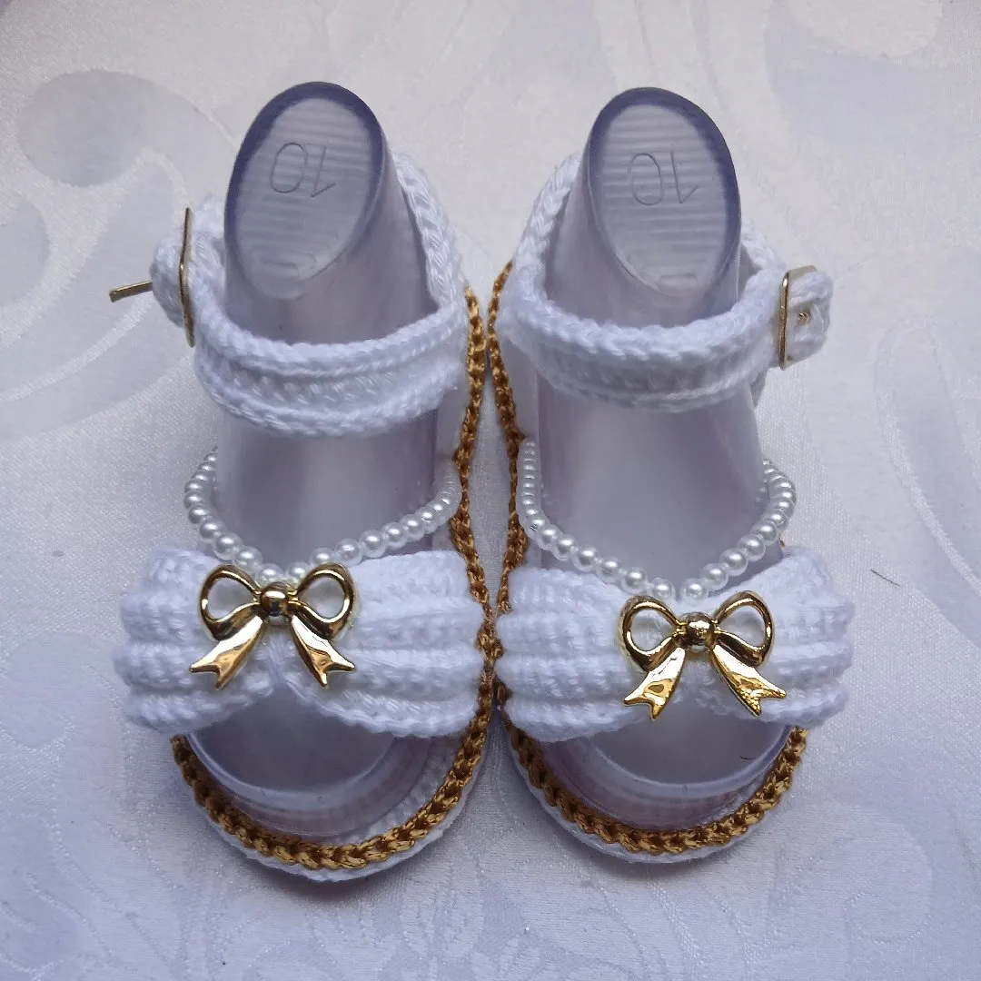 sandália de crochê para Bebê - foto 2