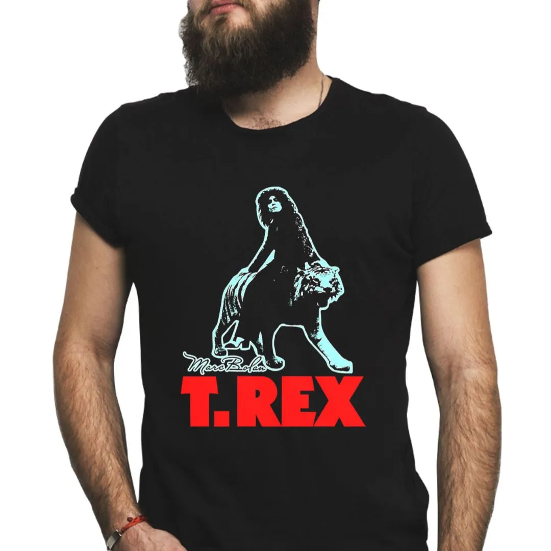 Camiseta camisa T Rex, banda glan rock, clássico, estampa exclusiva, tamanhos unisex